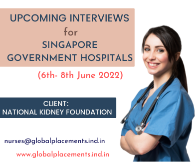 Hiring Nurses for Singapore Govt Hospitals